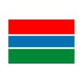卓上旗　ガンビア
