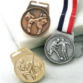 MFメダルＡセット φ40mmメダル　首掛けリボン付/紙箱入り：大会の記念に１個から販売、金メダル・銀メダル・銅メダル、優勝メダル