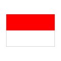 インドネシア国旗：翌日発送可、世界の国旗掲揚、壁掛け、タペストリーに外国旗販売