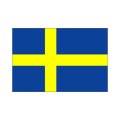 スウェーデン国旗：翌日発送可、世界の国旗掲揚、壁掛け、タペストリーに外国旗販売