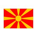 マケドニア国旗：翌日発送可、世界の国旗掲揚、壁掛け、タペストリーに外国旗販売