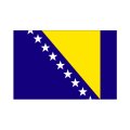 ボスニア・ヘルツェゴビナ国旗：翌日発送可、世界の国旗掲揚、壁掛け、タペストリーに外国旗販売