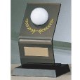 画像1: B-2063：ホールインワンの記念ボールを飾れる　お祝い用の記念品　ホールインワントロフィー (1)