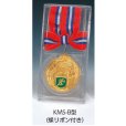 画像3: KMS82メダルのVマーク付き-B型 φ50mmメダル　プラケース入り　蝶リボン付 ：大会の記念に１個から販売、金メダル・銀メダル・銅メダル、選べるレリーフがついた優勝メダル