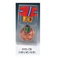 画像3: KMS82メダルのVマーク付き-C型 φ50mmメダル　プラケース入り　V形リボン付 ：大会の記念に１個から販売、金メダル・銀メダル・銅メダル、選べるレリーフがついた優勝メダル