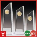CMV407 選べるレリーフ社内表彰・企業表彰・周年記念・コンテストに高級感あるクリスタルトロフィー
