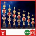 T1906文字彫刻無料、サッカー・空手・野球・バレーボール・バスケットボール・全ジャンルに安くて大きな１本柱トロフィー