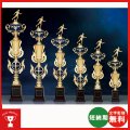 T1023文字彫刻無料、サッカー・空手・野球・バレーボール・バスケットボール・全ジャンルに安くて大きな１本柱トロフィー