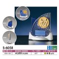 S6058：サッカー・野球・バスケットボール・剣道・テニスなどに各種大会に使用していただけるレリーフ交換式トロフィー