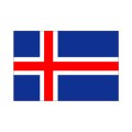卓上旗　アイスランド：短納期・世界の国旗の卓上旗販売
