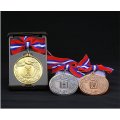 AMメダル-A型 φ75mm優勝メダル　Ａ型ケース入り　蝶リボン付き 大会の記念に１個から販売、金メダル・銀メダル・銅メダル