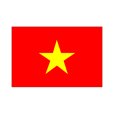 画像1: 卓上旗　ベトナム (1)