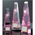 VT3114 クリスタルブロンズ 社内表彰・企業表彰・周年記念・コンテスト用に高級感あるガラス製トロフィー・クリスタルトロフィー