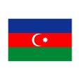 画像1: 卓上旗　アゼルバイジャン (1)