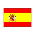 画像1: 卓上旗　スペイン（紋入） (1)