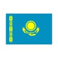 画像1: 卓上旗　カザフスタン (1)