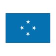 画像1: 卓上旗　ミクロネシア (1)