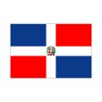 画像1: 卓上旗　ドミニカ共和国 (1)