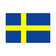 画像1: 卓上旗　スウェーデン (1)