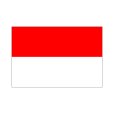 画像1: 卓上旗　インドネシア (1)