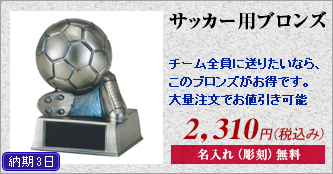 サッカー用ブロンズ