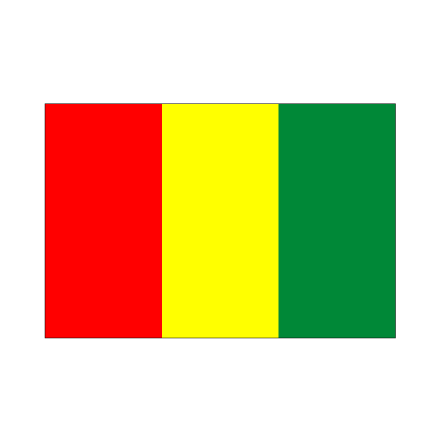 画像1: 卓上旗　ギニア