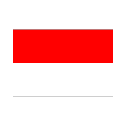 インドネシア国旗 翌日発送可 世界の国旗掲揚 壁掛け タペストリーに外国旗販売 赤井トロフィー