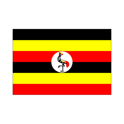 ウガンダ国旗画像1