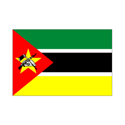 モザンビーク国旗 翌日発送可 世界の国旗掲揚 壁掛け タペストリーに外国旗販売 赤井トロフィー