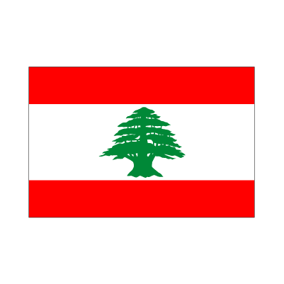 レバノン国旗 翌日発送可 世界の国旗掲揚 壁掛け タペストリーに外国旗販売 赤井トロフィー