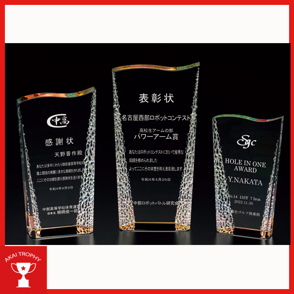サンド加工　CK190：コンテスト・認定書・周年記念・表彰用品にオススメ　表彰楯