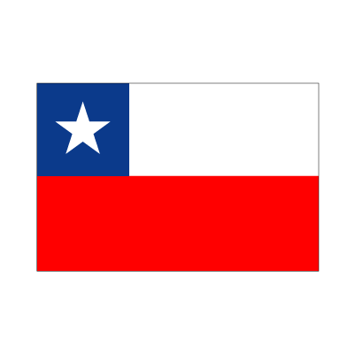 画像1: 卓上旗　チリ