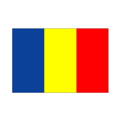 卓上旗 ルーマニア 赤井トロフィー