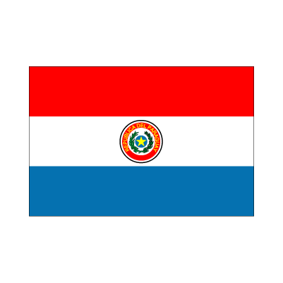 卓上旗 パラグアイ 赤井トロフィー