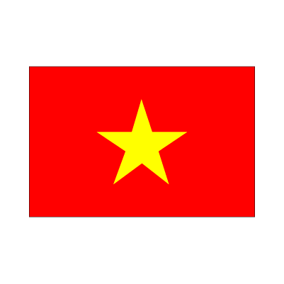 画像1: 卓上旗　ベトナム