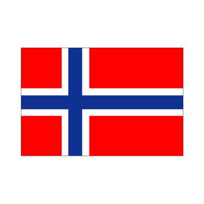 画像1: 卓上旗　ノルウェー