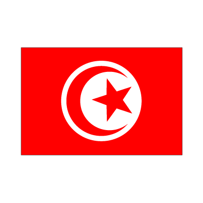 卓上旗　チュニジア