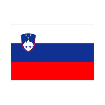 画像1: 卓上旗　スロベニア