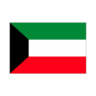 画像1: 卓上旗　クウェート