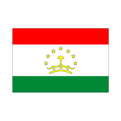 画像1: 卓上旗　タジキスタン