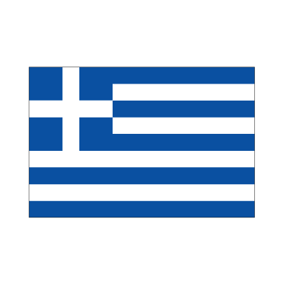画像1: 卓上旗　ギリシャ