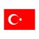 画像1: 卓上旗　トルコ