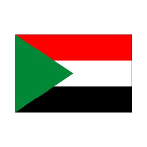画像: 卓上旗　スーダン