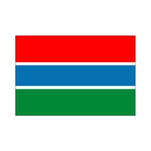 画像: 卓上旗　ガンビア