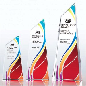 画像: 表彰楯　VOT210：企業表彰・コンテスト・認定書・周年記念・表彰用品にハイセンスで、おしゃれな表彰楯