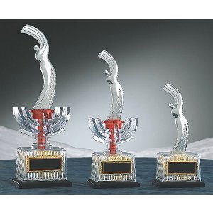 画像: B-4055:ゴルフコンペの記念品、景品には、重量感があるゴルフ用の記念ブロンズトロフィー