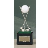 画像: B-4062：ゴルフコンペの記念品、景品には、重量感があるゴルフ用の記念ブロンズトロフィー