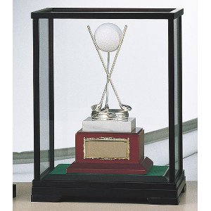 画像: B-4065:ゴルフコンペの記念品、景品には、重量感があるゴルフ用の記念ブロンズトロフィー
