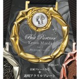 画像: ローズメダル VOM10 高級メダル：社内表彰、周年記念、MVPなどにキレイで、豪華な金メダル・銀メダル・銅メダル