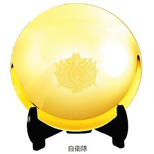 画像1: マーク入りキャスト製盃  SAM-60(自衛隊)：退職記念、社内表彰、周年記念、功労賞、自衛隊、消防署、消防団、警察